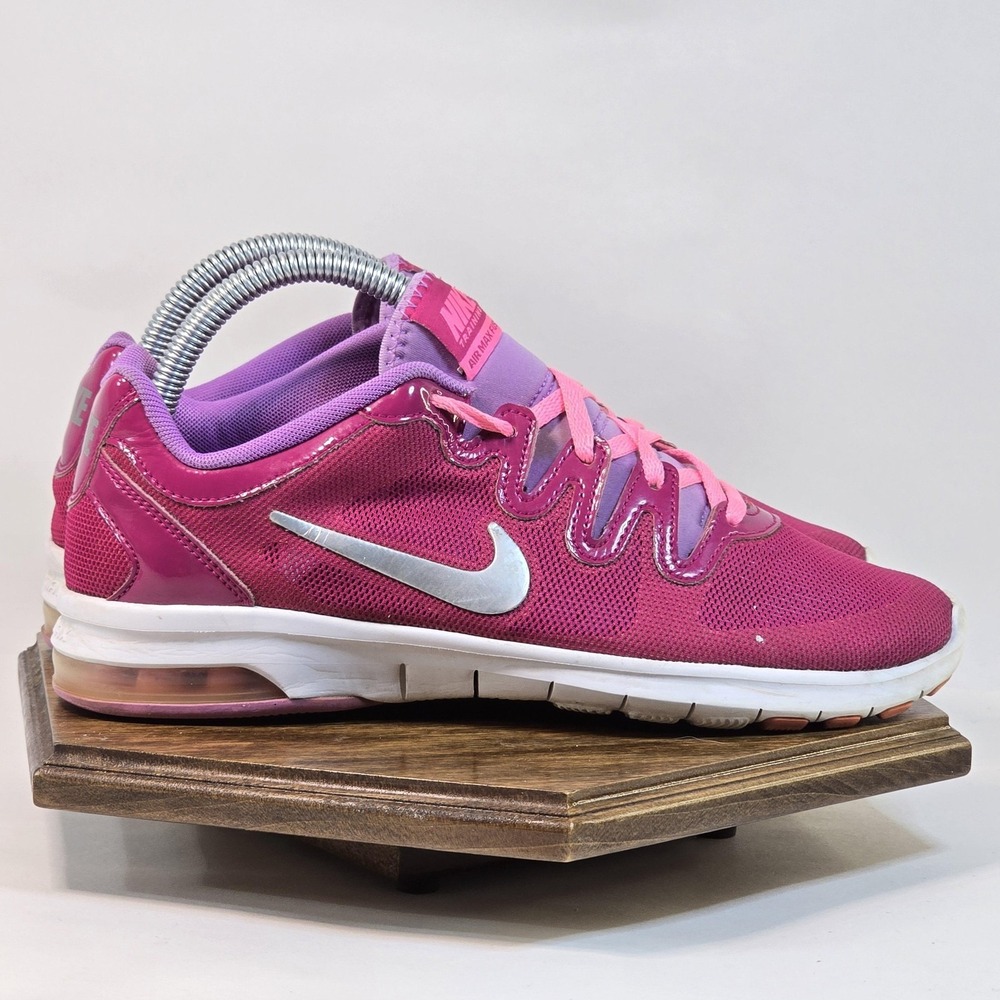 Nike Air Max Fusion Training Shoes Womens Size 7 Pink Purple Silver 555161-600